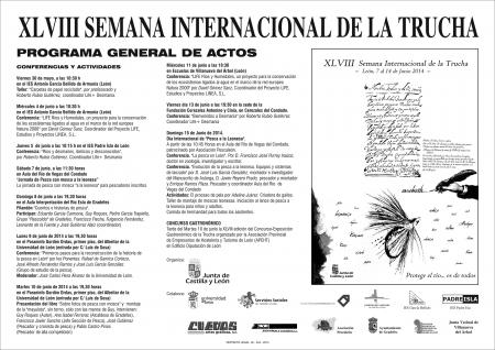 Re: LXVIII Semana Internacional de la Trucha.