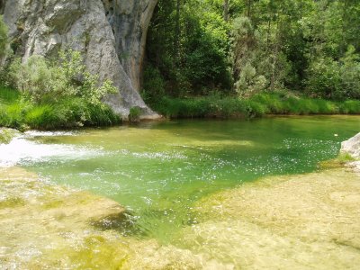 Río Escabas en peligro.