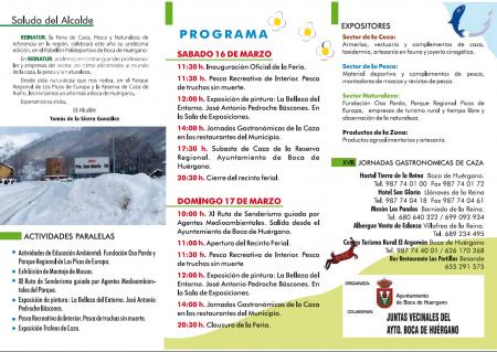 XI Feria de caza,pesca y naturaleza REINATUR