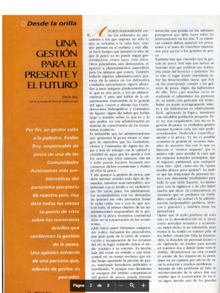 Re: Para aquellos pescadores veteranos.......