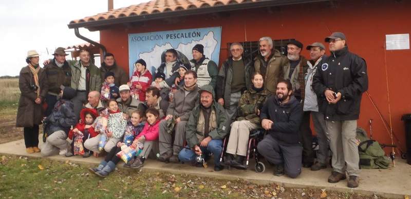 Jornada de Convivencia Pescaleón 16-Nov-2014 en el lago Monte Jabares